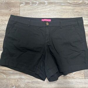 Lilly Pulitzer Black Bermuda Shorts